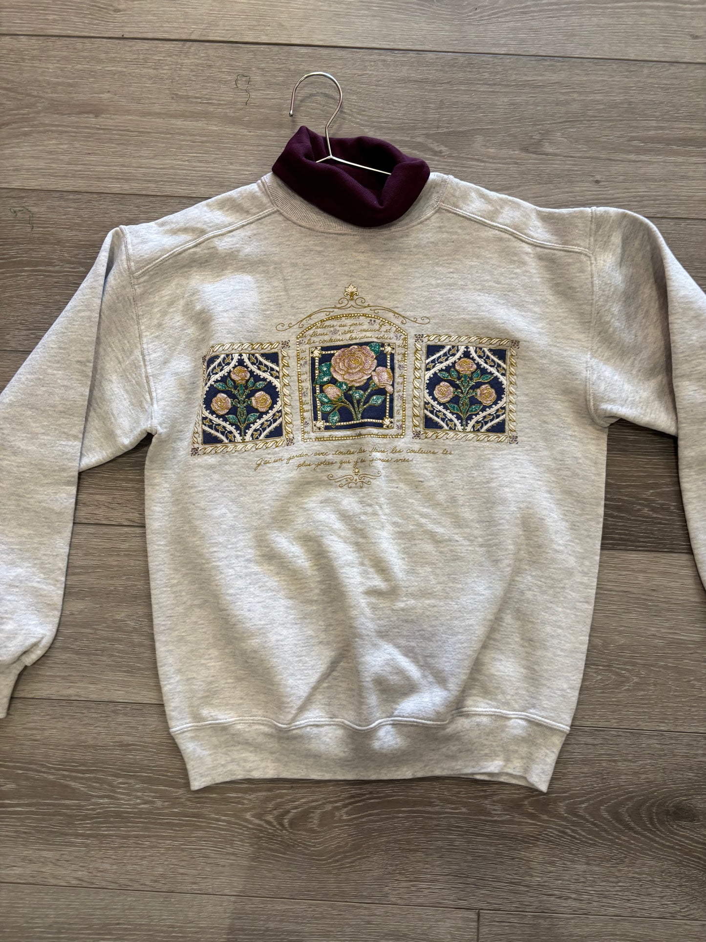 French Script/Flowers