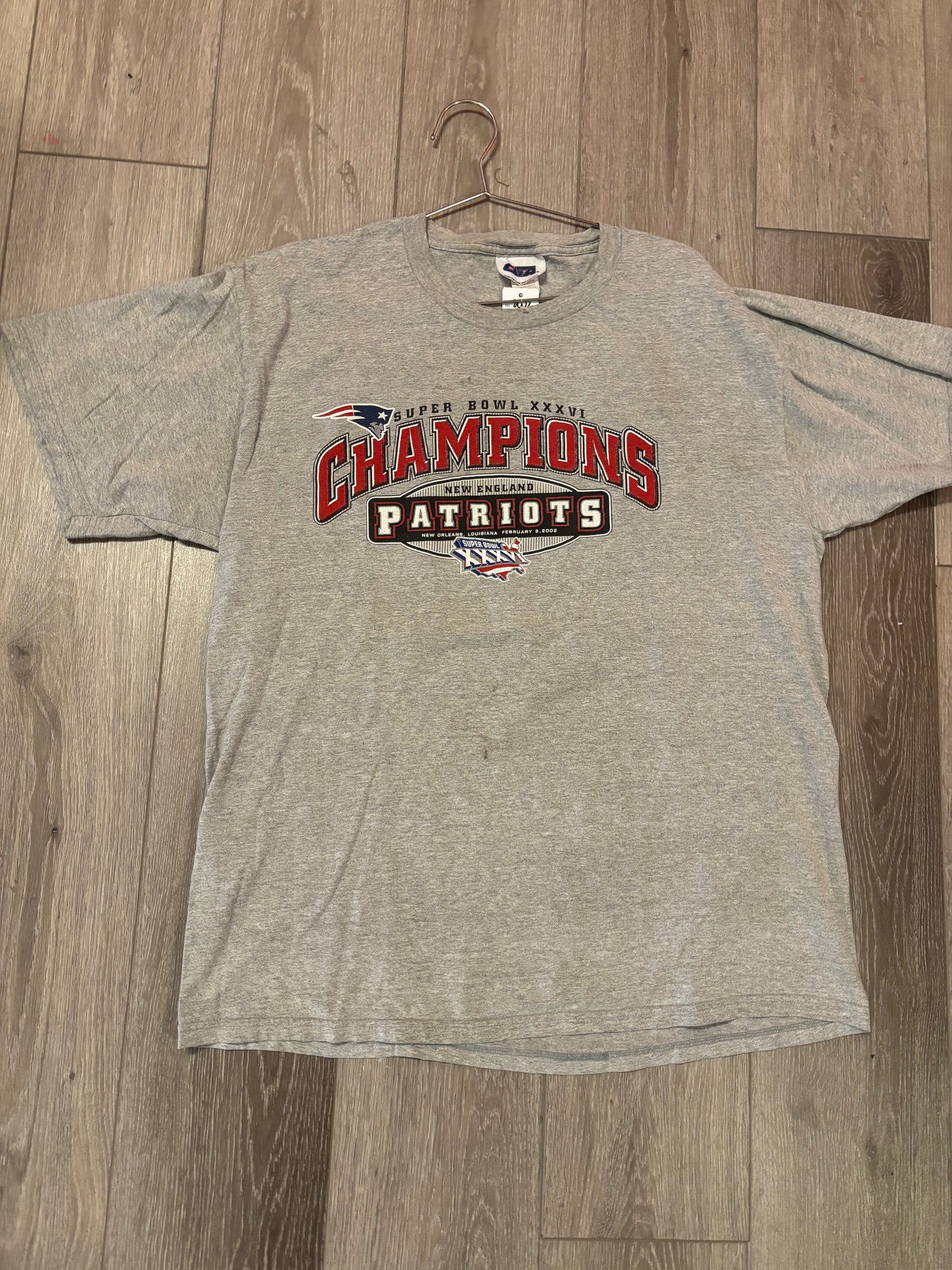 Patriots Super Bowl XXXVI Champs