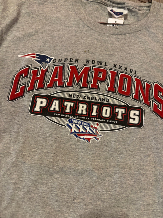 Patriots Super Bowl XXXVI Champs