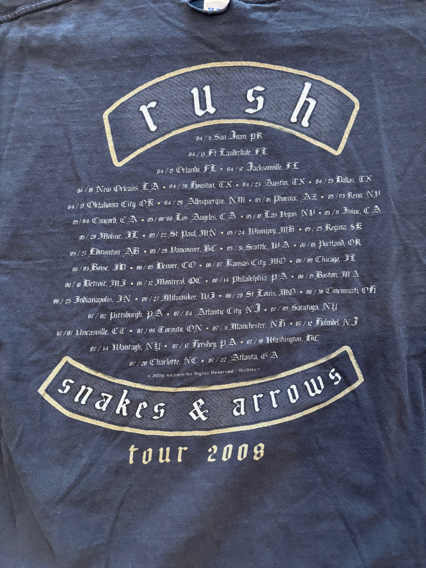 Rush 2009 Tour
