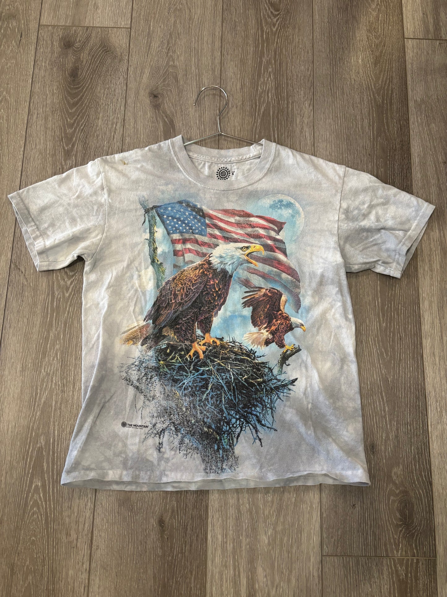 Bald Eagles w/ American Flag
