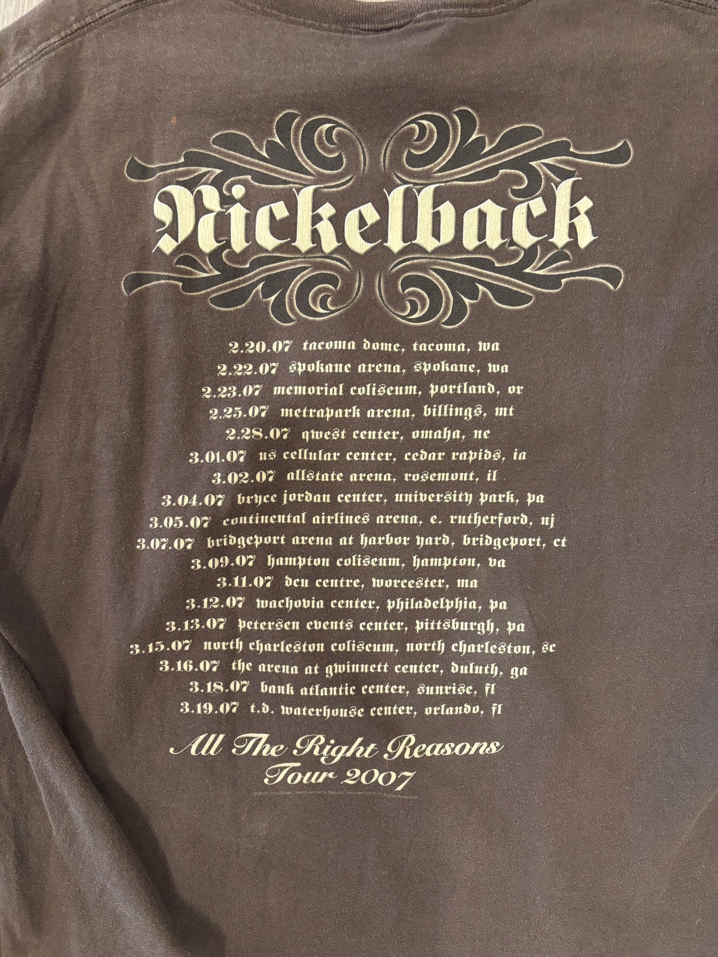 Nickelback 2007 Tour